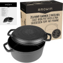 Ketaus puodas su keptuve BROWIN 330528, 5 L + 1 L, 32.3x26.2x14.7 cm, 5.865 kg