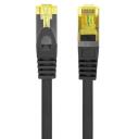 Lanberg Patchcord kabelis 0.25m PCF6A-10CU-0025-BK, 27AWG, 6.0mm, CU, LSZH, līdz 500MHz, līdz 10Gbps