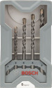 5 Silver Percussion kompl X-Pro Line, 4,5,6,6,8mm, Urbjma&scaron;īnām/skrūvgriežiem, triecienurbjma&scaron;īnām/triecienskrūvgriežiem CYL-3 URBIS, 2607017080, BOSCH