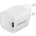 Intenso toiteadapter 7803062, 30 W, 100-240 V, 1 USB Type-C port, GaN, kiire laadimine, universaalne &uuml;hilduvus