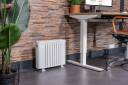 Bealyvis radiatorius mažoms patalpoms papildomai &scaron;ildyti 1000W 38m&sup3; termostatas apsauga baltas RAD 1000 Oil Free 363760 Eurom