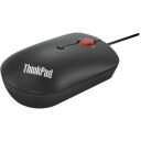 Lenovo ThinkPad USB-C juhtmega kompaktne hiir 4Y51D20850, 2400 DPI, 4 nuppu, USB-C, sinine optiline sensor, kahepoolne disain