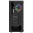 Natec FURY SHOBO KORPUSS SH4 RGB MIDI TORNEI AR LOGU, NFO-2153, 2x2.5, 2x3.5, 1x120mm, 1xUSB 2.0, 2xUSB 3.2, melns
