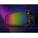 Super šventinė Party Box su karaokė vakarėliams 100W TWS Bluetooth FM USB RGB LED ekranas maitinimas iš tinklo juoda SV-022518 Sven