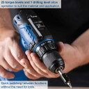 Аккумуляторная дрель, SCHEPPACH, 5909239900, 2.7 кг, бесщеточный мотор, 60 Нм, 0 &ndash; 1600 об/мин