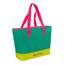 Termiskā soma Beach Fluo Tote GIO`STYLE 112305402, 52x15,5x32 cm, 20 l, zaļa/rozā/dzeltena/gaiši zila