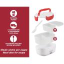 Beper Toiduk&uuml;ttes 90.920R, 40W, 1L anum, 450ml anum kaanega, eemaldatav kaabel, PTC element