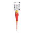 Insulated screwdriver slotted 75mm, SL3 VDE KREATOR KRTH20402