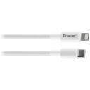 Tracer USB kaabel, TRAKBK47169, 1m, M/M, Type-C - Lightning, alumiiniumfoolium, 5 juhtmestikku