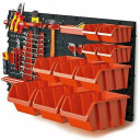 Karp väikeste asjade jaoks Stack Bin Profi 2 Curver 78822 16x11,5x7,5cm punane polüpropüleen