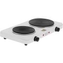 Adler Elektriline pliit AD 6520, 2500W, 2 keedutsooni, 185mm ja 155mm, 5 temperatuuri seadistust, teras