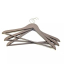 Вешалки для одежды 3шт. дерево Wood 44,5см ассорти, черный/синий/светло-серый/белый 129838903 ORDINETT