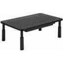 Gembird Regulējams statīvs MS-TABLE-D-01, 20kg, 100-140mm augstuma regulē&scaron;ana, 1 atvilktne, melns
