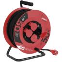 Emos V&auml;lise pikenduskerimine P08250, 50 m, 4 pesa, 230 V, 1,5 mm2, IP44, kumm, termiline kaitse