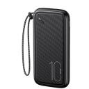 Usams Power Bank akumulators PB56 USA001155, 10000mAh, 2xUSB-A, 1xUSB-C, 5V, 2A, uzlādes indikators, multi-aizsardzība