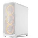 Fractal Design Meshify 3, FD-C-MES3A-07, 2x2.5&rdquo;, 2/4x3.5/2.5&rdquo;, 7, 20 Gbps USB-C, 8.8 kg, balts RGB TG caurspīdīgs tonis