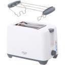 Adler R&ouml;ster AD 3216, 750 W, 2 viilu, plastkorpus, valge, automaatne v&auml;ljal&uuml;litus, sulatamisfunktsioon
