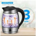 Unknown Brand 12837 Tējkanna FKG-418, 2200 W, 1.8 L, 7 LED krāsas, 360&deg; pagrie&scaron;ana, temperatūras uzturē&scaron;ana 2h