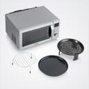 Severin Mikroviļņu krāsns MW 7918, 900 W, 1150 W, 2150 W, 25 l, LED, nerūsējo&scaron;ā tērauda, grila režģis, gaisa fritē&scaron;anas paplāte