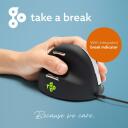 R-Go Tools USB оптическая мышь HE Break RGOHELELA, 2400 DPI, 5 кнопок, 1.69м кабель, эргономичная, черная