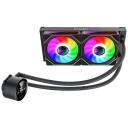 Gamemax protsessori vedelikjahutus ICEBURG 240 DIGITAL BK, 58.8 cfm, TDP kuni 245W, 800-1800 rpm, 4-pin PWM, 36.9 dBA