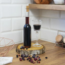 200 ml glass bottle with cork BROWIN 631222, 6 pcs., transparent, 200 ml