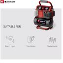 Einhell Power X-Change juhtmevaba kompressor TE-AC 18/75 Li OF-Solo 4020410, 18 V, 5 L, 8 bar, 75 l/min, 2 manomeetrit