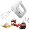 Tefal K&auml;si mikser HT450B38, 450 W, 5 kiirus, Turbo režiim, Valge