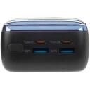 Rivacase Power Bank VA1080, 30000mAh, 65W, LCD, 2xUSB-A, 2xUSB-C, Литий-полимер, черный/синий