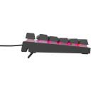 Genesis Mehāniskā Spēļu Tastatūra THOR 303 NKG-1881, 87 taustiņi, Vadu, RGB LED, Outemu Peach Silent, melna