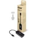 Club3D USB 3.2 Gen1 Type C к RJ45 2.5Gbps адаптер CAC-1520, 1 RJ45, 1 USB-C, 4.75V-5.25V, <80mA 10M, <130mA 100M, <300mA 1G