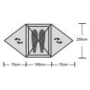 Telts 'Snugly', viegla un izturīga, 2 personām, R310848, Origin Outdoors