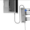 Raidsonic dokstacija IB-DK2106a-CPD, 1x Ethernet LAN, 1x VGA, 2x HDMI