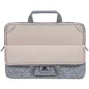 Rivacase Korpuss ANVIK 13.3" 7913LIGHTGREY, 33.8cm, 260g, veekindel, pehme sisepind, tagumine tasku, pehmendatud k&auml;epidemed