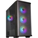Zalman Z10 DUO arvutikorpus ZM-IF120 x4, 2x2,5'', 2x3,5'', 4x120mm ventilaatorit, 1xUSB-C, 2xUSB 3.0, Karastatud klaas