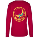 Krekls CLIMBING on the MOON Sweatshirt W, izmērs: L, Fuscia/Giallo, 8058428001330 LA SPORTIVA