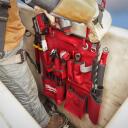 Milwaukee Lineman's Compact Aerial Tool Apron, 4932498652, 600x100x457mm, 2.27kg, 18 taskut, t&auml;iesti veekindel