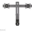 Neomounts monitors stiprinājuma roka FPMA-D860DBLACK, 10-27", 7 kg, 240-470 mm augstuma regulē&scaron;ana, 360&deg; rotācija, 20&deg; svēr&scaron;ana