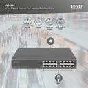 Digitus PoE inžektors DN-95118, 250 W, AC 100-240 V, DC 54 V, 8 RJ-45 90 W izejas, 1U