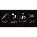 Manta Neonvalgustus SNL90MT, 5W, 5V, 2m USB kaabel, mitmev&auml;rviline, riputussilmused, heledusregulaator