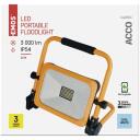 Emos LED прожектор ACCO ZS2832, 30 W, 3000 lm, IP54, желтый, холодный белый, Li-Ion 10 000 mAh, 120&deg;, 25 000 ч