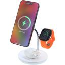 Tellur 3in1 MagSafe bezvadu galda lādētājs TLL151391, PD 9V/3A, 12V/2.5, 15V/2A, 30W maks., 15W iPhone, 5W AirPods