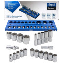 Universālo uzgaļu komplekts 1/2", 22 gab., SCHEPPACH SCH-50221Q, hrom-vanādija tērauds, 10-32 mm