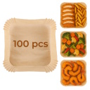 Universālas kvadrāta cep&scaron;anas papīra formas gaisa friteriem 100 gab 23&times;23&times;4.5 cm AD6733 Adler