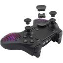 Subsonic Kontrolleris SA5654, melna, Bluetooth: Jā, programmējamas RGB LED gaismas, 2 virzienu krustojums, uzlādējams akumulators