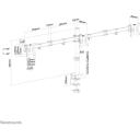 Neomounts monitors stiprinājuma roka FPMA-D550D3BLACK, 10-27", 3 ekrāniem, 6 kg, VESA 75x75/100x100, melna