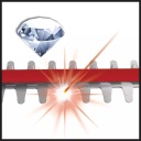 Elektriska dzīvžogu &scaron;ķēre GC-EH 6055/1, EINHELL, 3403320, 600 W, 55 cm grie&scaron;anas garums, 3.47 kg, dro&scaron;ības slēdzis