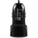 Axagon Auto Laadija PWC-5V5 24W, 2x USB-A 5V/2.4A, toiteadapter, 12-24V, must, kiire laadimine, OCP, OVP, OTP, OSP