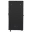 Lanberg Vaba seisev kapp FF01-8242-12B, 800mm, 1200mm, 42U, 800kg, Klaasuks, IP20, 4 ventilaatorit