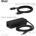 Club3D док-станция CSV-2540 14in1, 150W, 8K Ultra HD, 2x HDMI, 2x DP, 1x USB-C, 2x USB-A, 1x RJ-45, 1m кабель питания